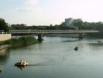 The Khorol River in Myrhorod