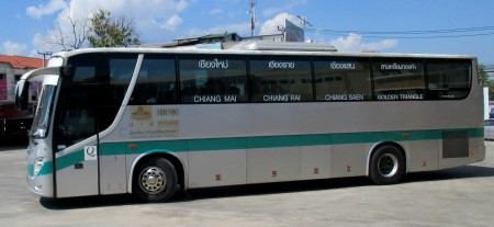 photo of a Chiang Mai to Chiang Rai Bus